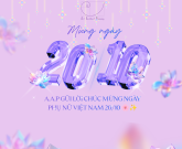 A.A.P GỬI LỜI CHÚC MỪNG NGÀY PHỤ NỮ VIỆT NAM 20/10