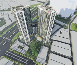 Khu chung cư cao tầng kết hợp thương mại dịch vụ văn phòng phường An Bình, thành phố Dĩ An