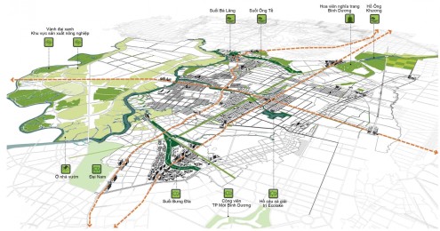 Điều chỉnh tổng thể quy hoạch chung thị xã Bến Cát đến năm 2040