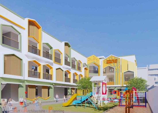 TRƯỜNG MẦM NON_KHU NHÀ Ở QUANG PHÚC 3