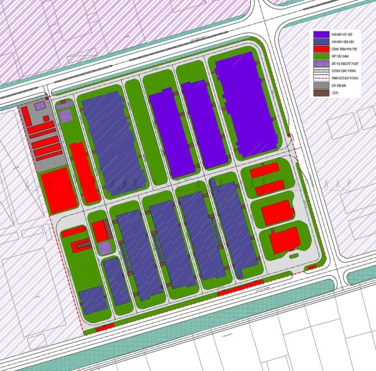 Quy hoạch chi tiết xây dựng tỷ lệ 1/500 - Nhà máy sản xuất giày xuất khẩu