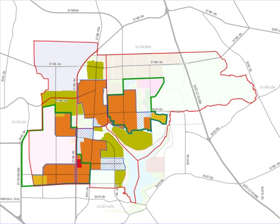 Điều chỉnh tổng thể Quy hoạch chung thị trấn Tân Thành đến năm 2040