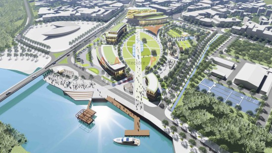 KHU THƯƠNG MẠI - DỊCH VỤ CẦU TÀU VEN SÔNG SÀI GÒN THỊ TRẤN DẦU TIẾNG