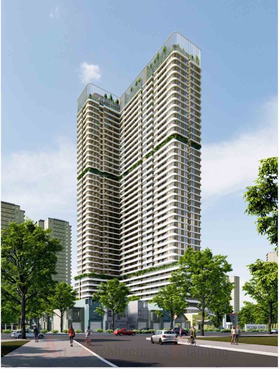 Quy hoạch tổng mặt bằng tỷ lệ 1/500 Tòa nhà Ngọc Khánh (Ngoc Khanh Tower) 