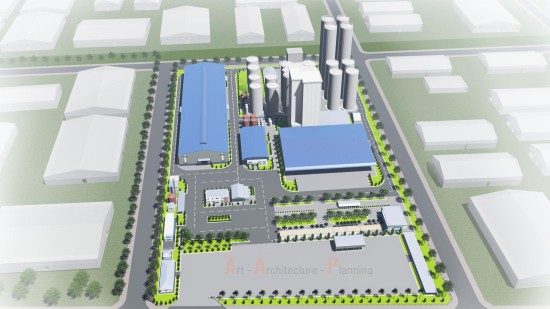 QUY HOẠCH CHI TIẾT XÂY DỰNG TỶ LỆ 1/500 NHÀ MÁY SẢN XUẤT THỨC ĂN CHĂN NUÔI