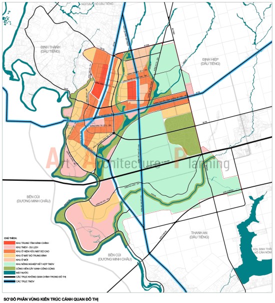 QHC thị trấn Dầu Tiếng đến năm 2040