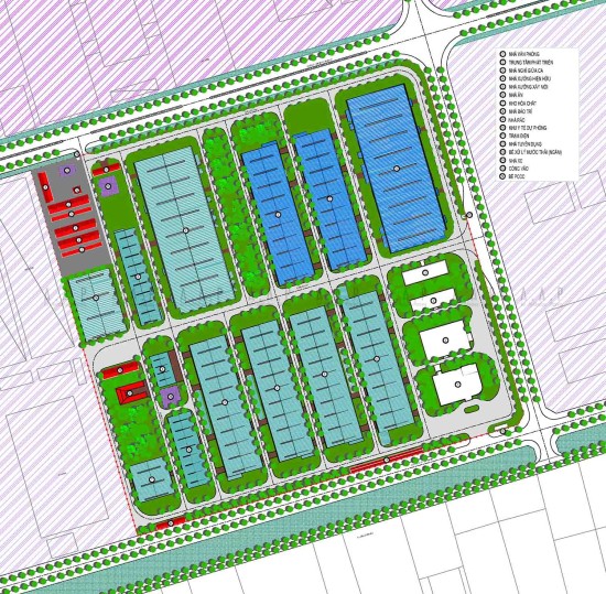 Quy hoạch chi tiết xây dựng tỷ lệ 1/500 - Nhà máy sản xuất giày xuất khẩu