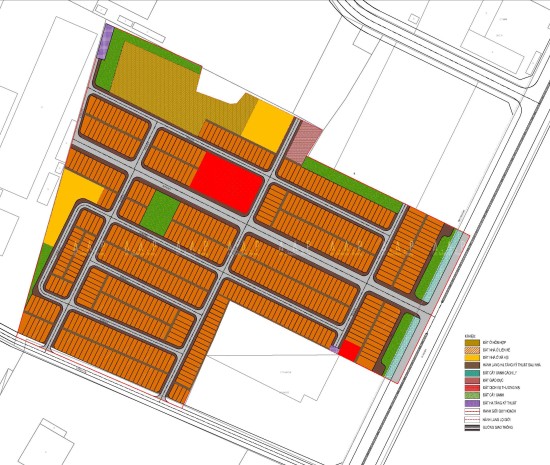 Quy hoạch chi tiết tỷ lệ 1/500 - Khu nhà ở thương mại Phúc Đạt