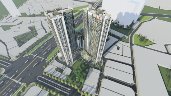 Khu chung cư cao tầng kết hợp thương mại dịch vụ văn phòng phường An Bình, thành phố Dĩ An