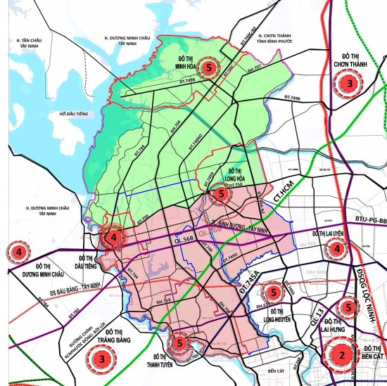 Quy hoạch xây dựng vùng huyện Dầu Tiếng đến năm 2040