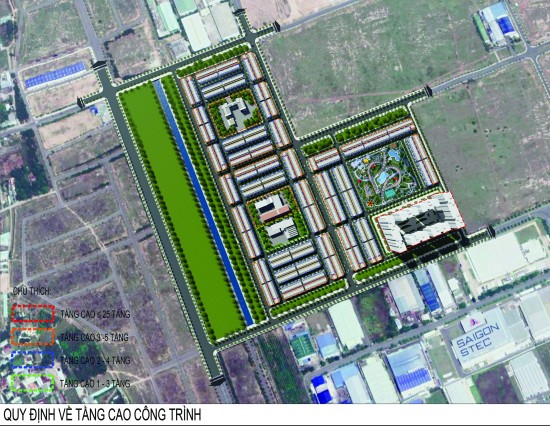 Quy hoạch chi tiết tỷ lệ 1/500 Khu đô thị - dịch vụ Hòa Phú