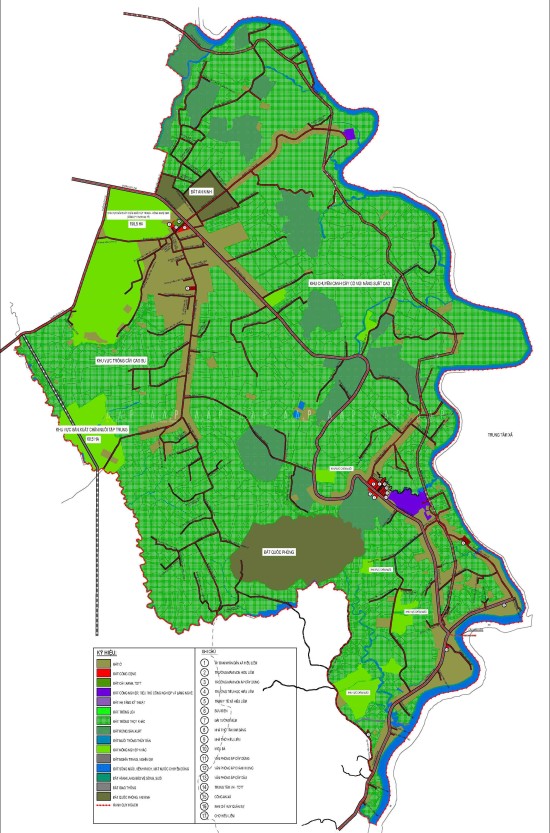 Điều chỉnh Quy hoạch chung xây dựng xã Hiếu Liêm đến năm 2030