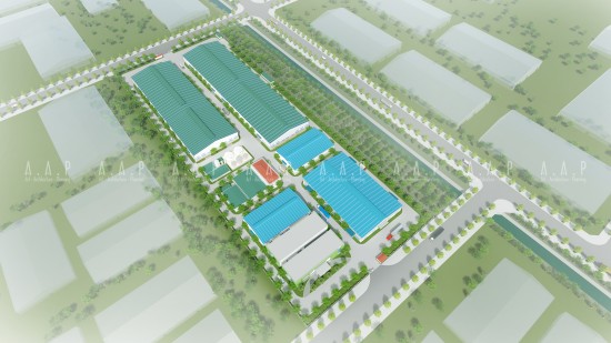 Quy hoạch chi tiết xây dựng tỷ lệ 1/500 - Xưởng sản xuất chất tẩy rửa lỏng và tổng kho phân phối