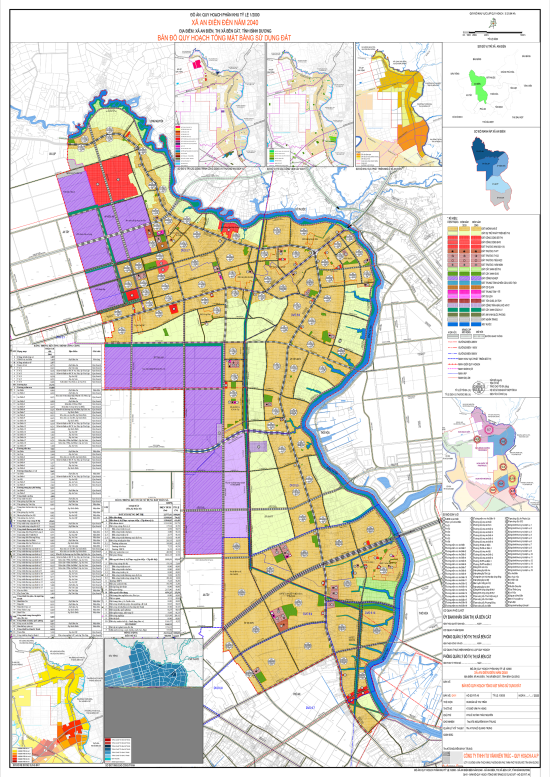 Quy hoạch phân khu (tỷ lệ 1/2.000) xã An Điền đến năm 2040