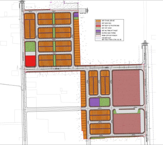 Quy hoạch chi tiết tỷ lệ 1/500 - Khu tái định cư Khu phố 9