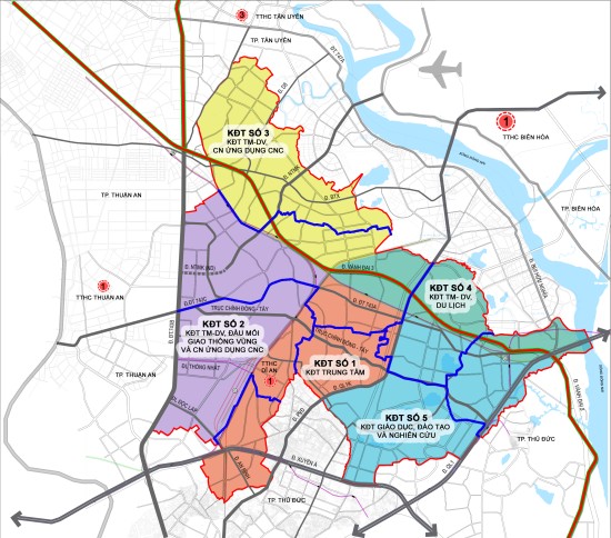 Điều chỉnh tổng thể quy hoạch chung thành phố Dĩ An đến năm 2045
