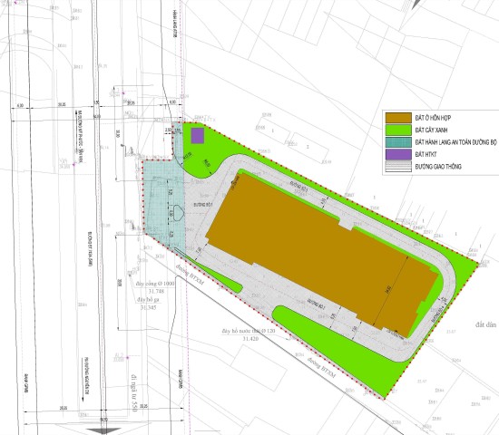 Đồ án quy hoạch chi tiết tỷ lệ 1/500 Trung tâm thương mại kết hợp căn hộ chung cư Tecco Home