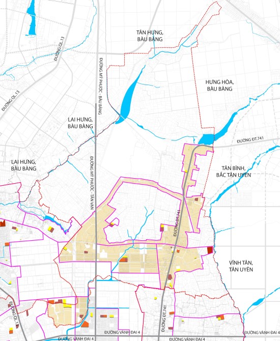 Điều chỉnh tổng thể Quy hoạch phân khu tỷ lệ 1/2000 phường Chánh Phú Hòa, thành phố Bến Cát