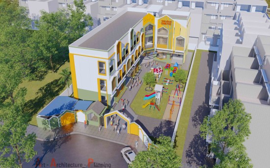 TRƯỜNG MẦM NON_KHU NHÀ Ở QUANG PHÚC 3