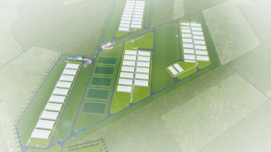 Trại chăn nuôi heo của bà Lê Thị Bích Thủy theo mô hình trại lạnh, quy mô chăn nuôi 5.000 con heo nái sinh sản