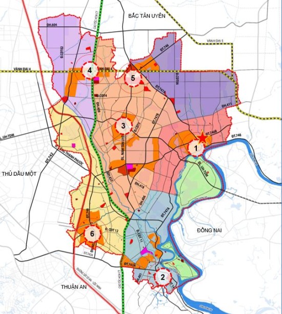 Điều chỉnh tổng thể quy hoạch chung thành phố Tân Uyên đến năm 2040