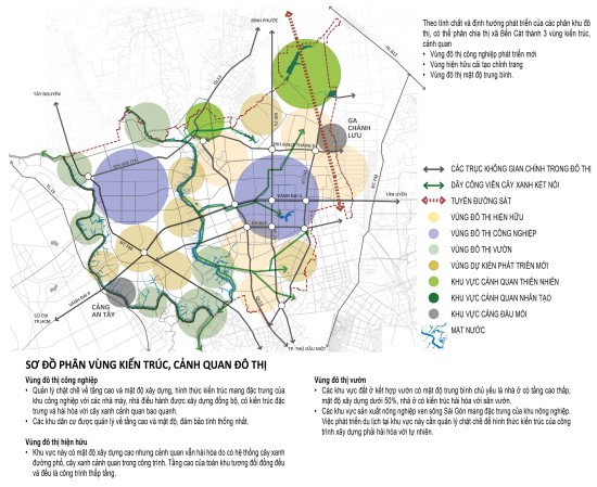Điều chỉnh tổng thể quy hoạch chung thị xã Bến Cát đến năm 2040