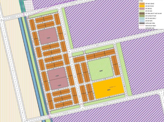 Quy hoạch chi tiết tỷ lệ 1/500 Khu đô thị - dịch vụ Hòa Phú