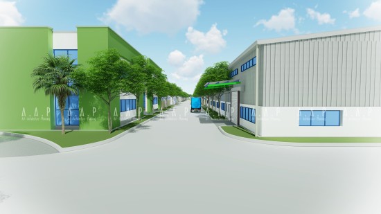 Quy hoạch chi tiết xây dựng tỷ lệ 1/500 - Xưởng sản xuất chất tẩy rửa lỏng và tổng kho phân phối