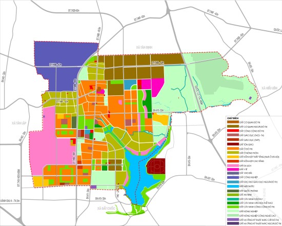 Điều chỉnh tổng thể Quy hoạch chung thị trấn Tân Thành đến năm 2040