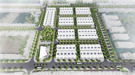 Quy hoạch chi tiết tỷ lệ 1/500 - Khu tái định cư Khu phố 9