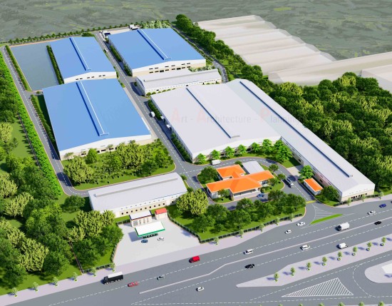 QUY HOẠCH CHI TIẾT XÂY DỰNG TỶ LỆ 1/500 NHÀ MÁY GẠCH NGÓI VIỆT ĐỨC