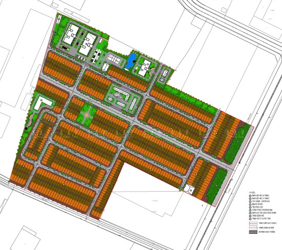 Quy hoạch chi tiết tỷ lệ 1/500 - Khu nhà ở thương mại Phúc Đạt