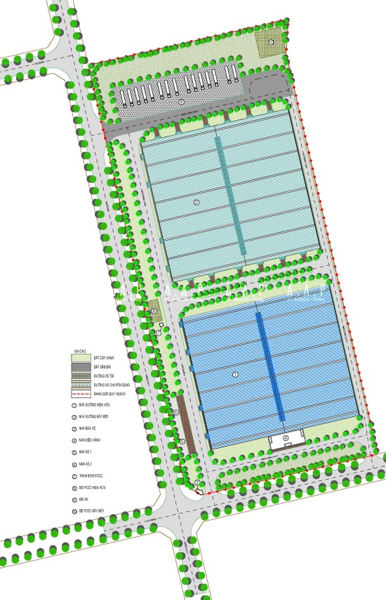 Quy hoạch chi tiết xây dựng tỷ lệ 1/500 - CTCP ĐTSXTM Tín An